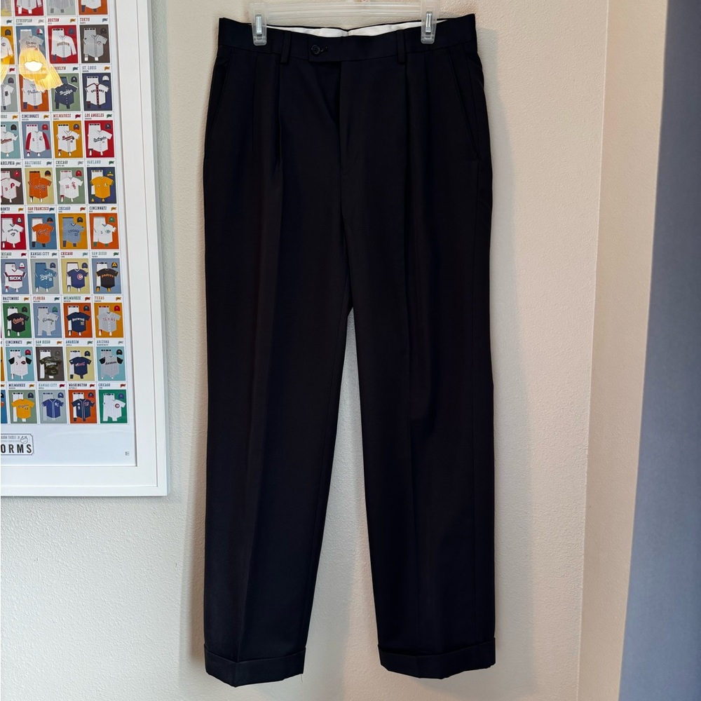 Dark gray almost black dress pants